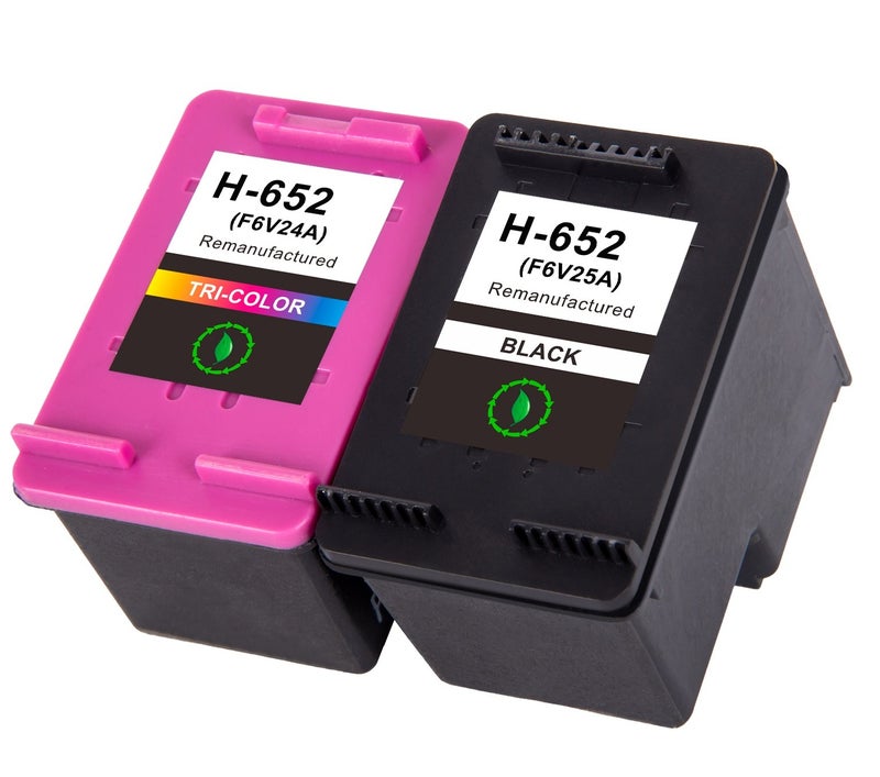 INK 652 H652 Premium Color Remanufactured Inkjet Ink Cartridge for HP 652 for HP DeskJet Ink Advantage 1115 3635 Printers.